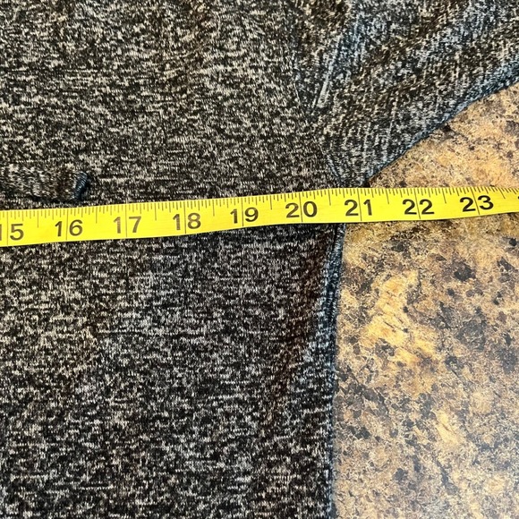 Athleta Small Lombard Cutout Racerback Lightweight Heather Gray Hoodie - Picture 8 of 9